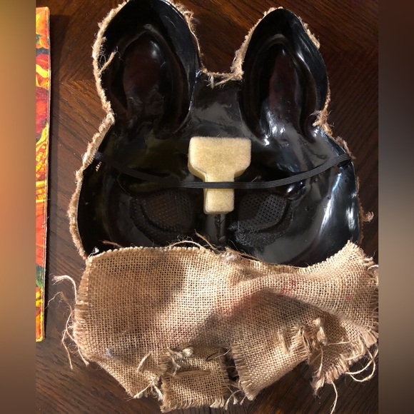 Burlap Rabbit scary Mask. - Picture 8 of 13